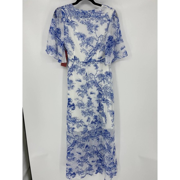 TRUTH & FABLE Maxi Wrap Dress Tiger Print NEW - Picture 5 of 10